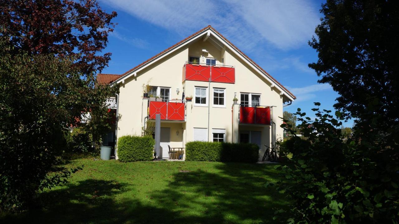 Bodensee Apartment Wasserburg "Im Tiefen Brunnen" エクステリア 写真
